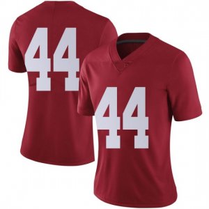 NCAA Women's Alabama Crimson Tide #58 Christian Johnson Stitched College Nike Authentic No Name Crimson Football Jersey JP17T82YI